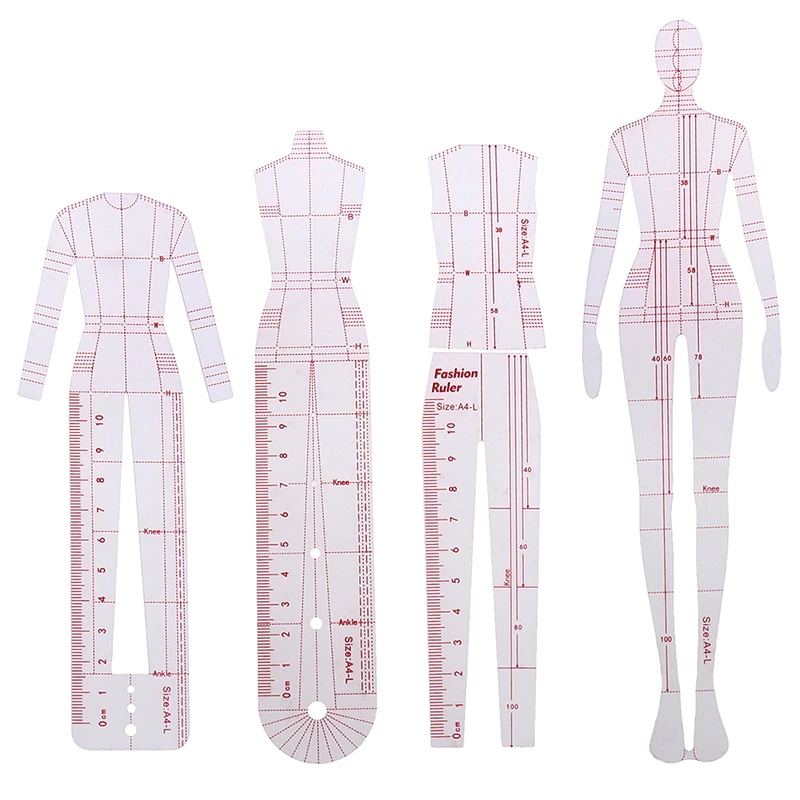 Women Fashion Figure Template - Набор из 1 шт. женских модных