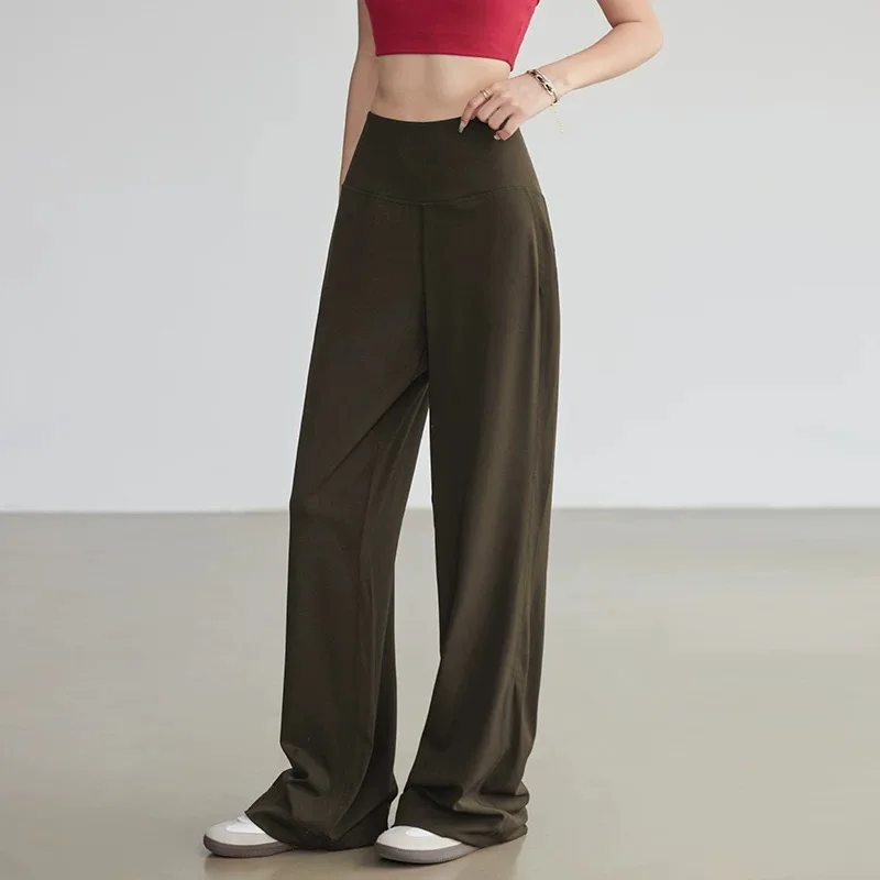 Women'S Fashion Leggings - Женские свободные прямые спортивные брюки для