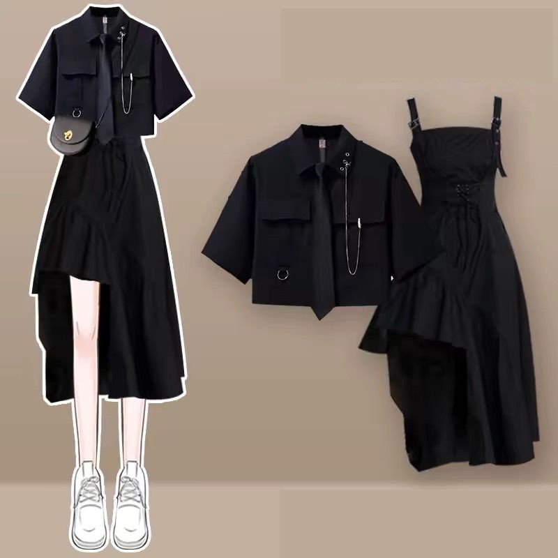 Belted Shirt Dress - Новинка 2026: Модный женский летний комплект