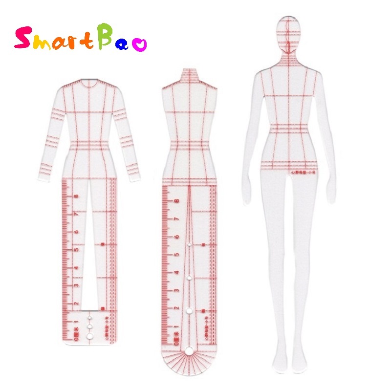 Women Fashion Figure Template - Женская модная линейка для рисования шаблон