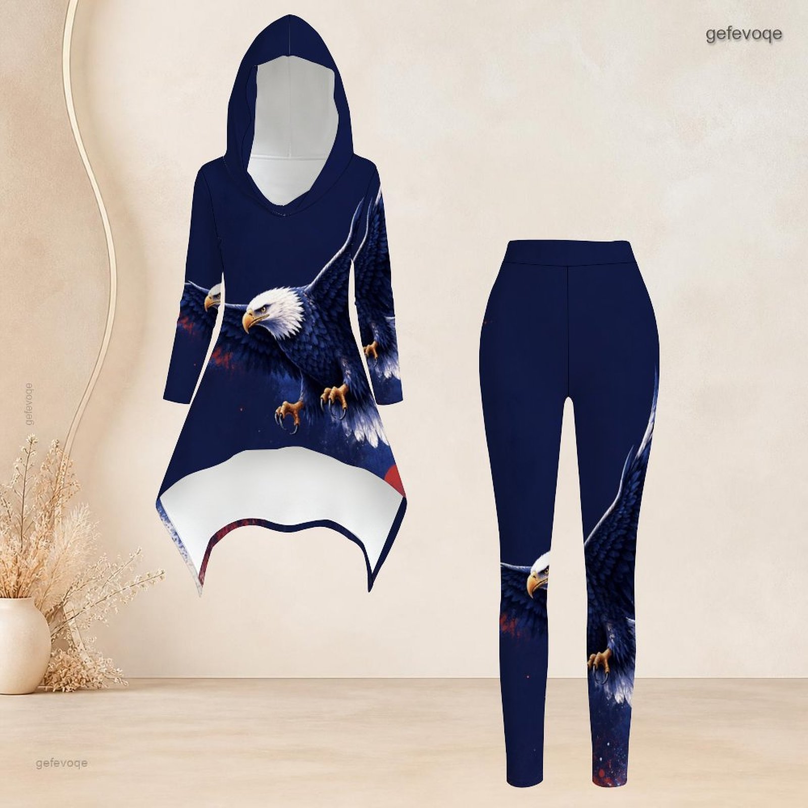 Women'S Fashion Leggings - Модный женский повседневный комплект из двух