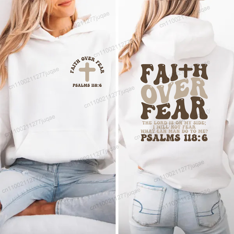 Толстовка с принтом Faith Over – обзор и цена Women Fashion Over 50