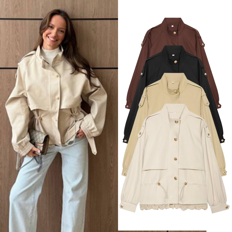 Женская куртка с кружевной отд – обзор и цена Women'S Fashion Utility Jacket
