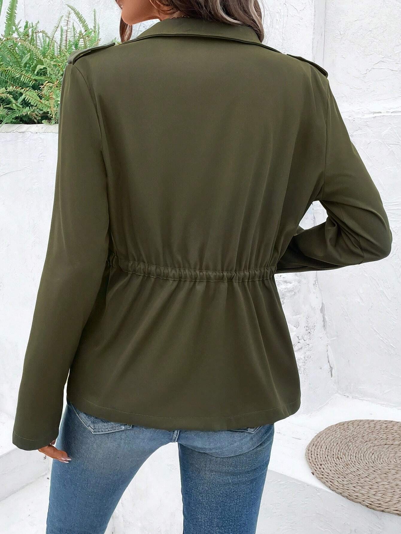 Женская короткая куртка с высо – обзор и цена Women'S Fashion Utility Jacket